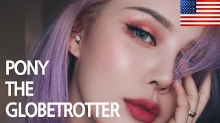 🌎 PONY THE GLOBETROTTER + GRWM (With sub) L.A. Rose Gold Makeup