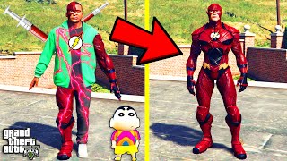 Franklin Finding $1 To $1,000,000,000 FLASH in GTA 5 | SHINCHAN and CHOP