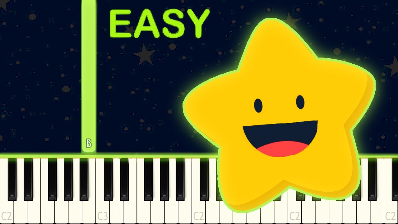 Twinkle Twinkle Little Star Easy Piano Keyboard Letter Notes And Tin  Whistle / Recorder Sheet Music - Irish folk songs