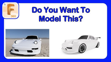The Ultimate Car Modeling How To Part 1 - Porsche 911 RWB Style Concept #Fusion360 #CarDesign