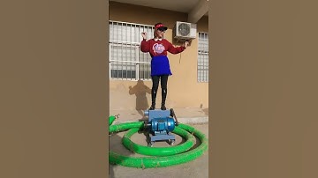 Flexible hose grain suction machine, intermediate power, conveying grains such as corn,