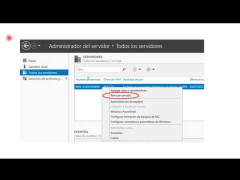Video: Cómo Reiniciar El Servidor