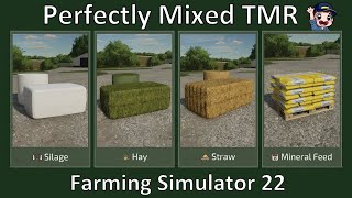 Setting up my Cows and feeding them perfectly mixed TMR #fs22
