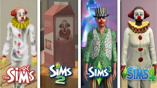 Sims 1 vs Sims 2 vs Sims 3 vs Sims 4  Tragic Clown