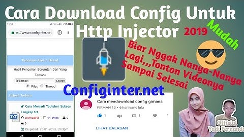 Cara Download Config Untuk Http Injector || #ConfigHttpInjector