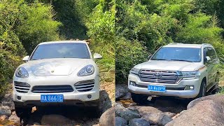 Porsche Cayenne 3.0L V6 Vs Land Cruiser Lc200 Vs Tank 300 | Amazing Off-Road Driving