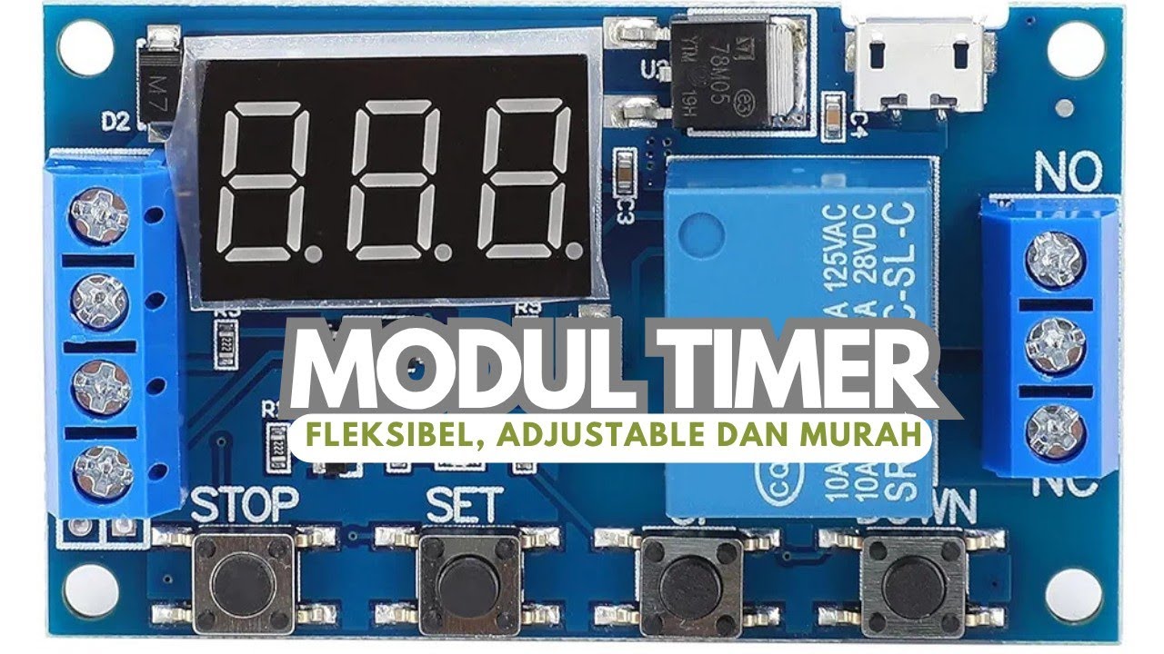 Modul Timer terbaik, fleksibel dan murah #timer #timeremaping - YouTube