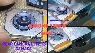 How to change iphone 13pro max Rear camera [1x]blue light lens/ iphone camera blur issue#viral