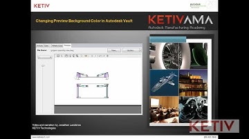 Changing the Color of the Preview Background in Autodesk Vault