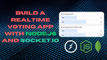 🎥 Real-Time Voting App with Socket.io and MongoDB | Nodejs, Expressjs | Full-Stack Tutorial 🚀