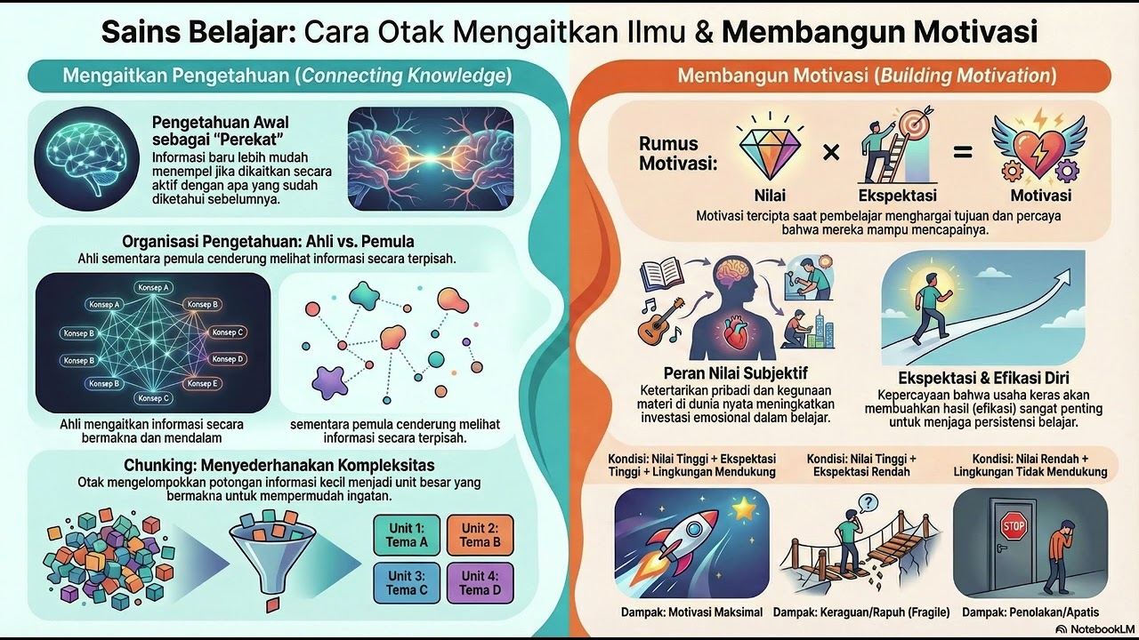 Cara Otak Mengaitkan Pengetahuan dan Membangun Motivasi