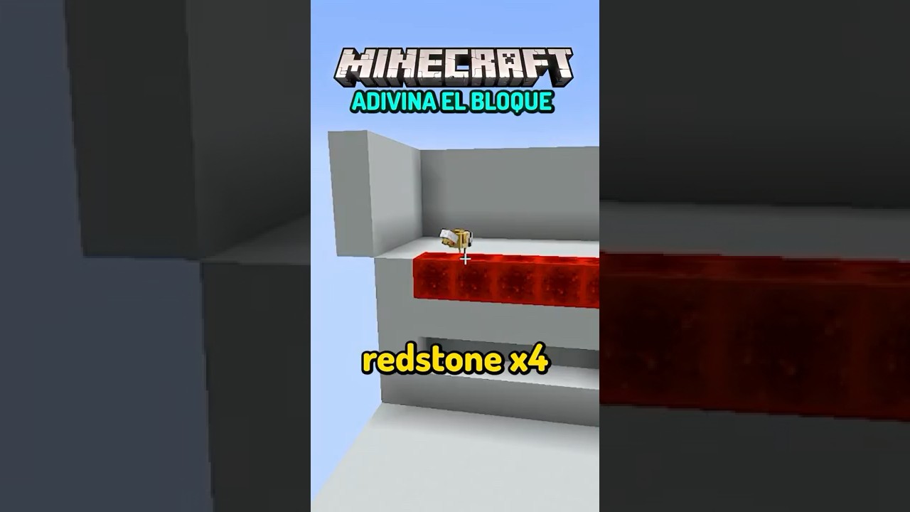 TIZA ADIVINA EL BLOQUE  @TizinMania  #minecraft #quimyxe #shorts