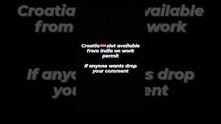 Croatia appointment availablevisa viral viralshorts viralvideo
