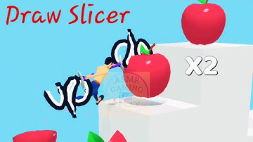 Draw Slicer 73 Very satisfying and relaxing New ASMR slicing game