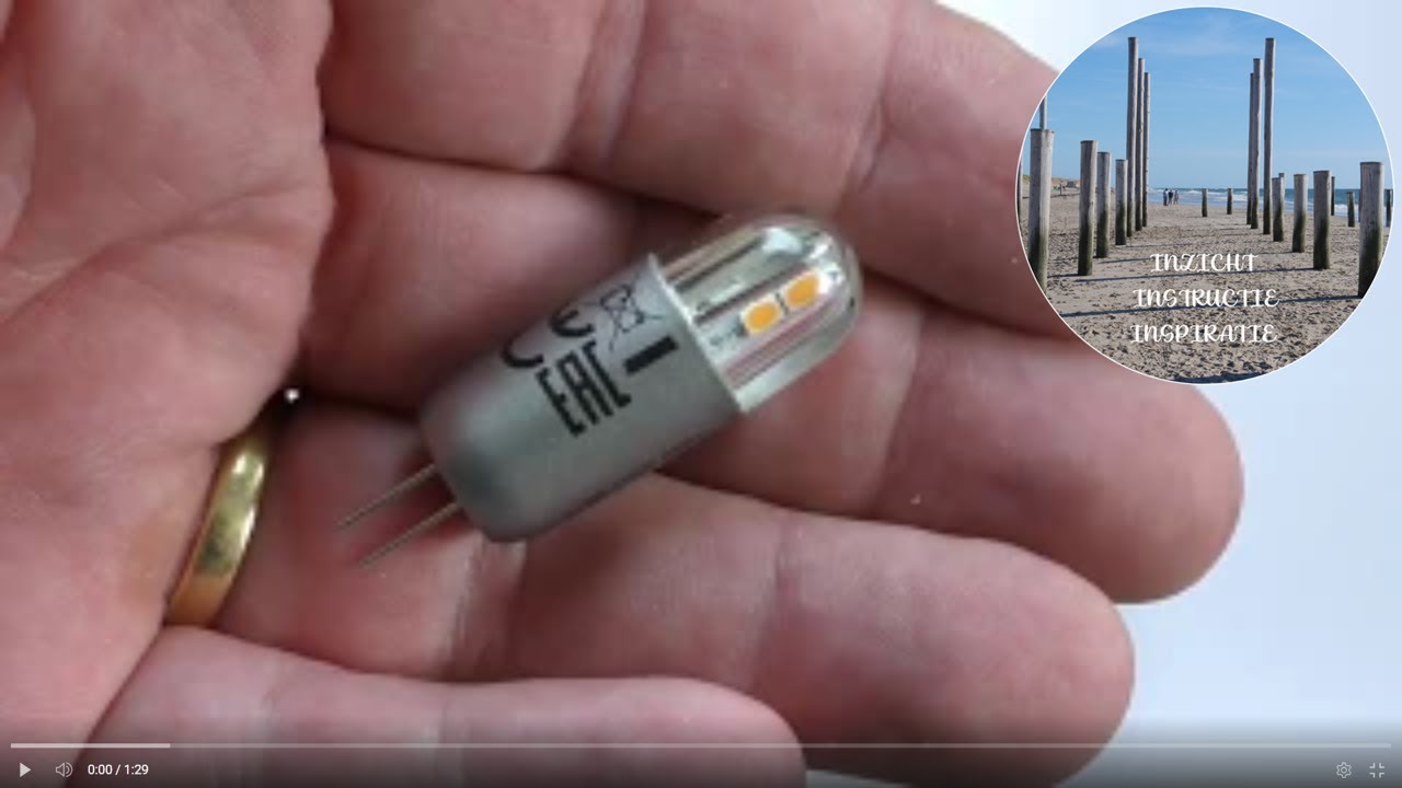 G4 LED, 90% & heat by replacing halogen G4 bulbs to LED. - YouTube