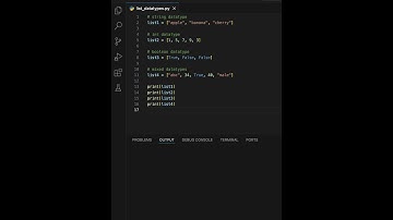 Python List Datatypes | String | Integer | Boolean | Mixed #python #learning #coding #learn #code