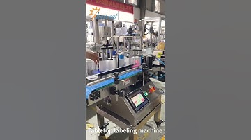 Tabletop Labeling Machine for Round Bottle , Small Labeling Machine , Labeler  #machine for JAR