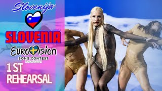 🇸🇮 1st Rehearsal Raiven - Veronika | Slovenia Eurovision 2024 REACTION (SUBTITLED)