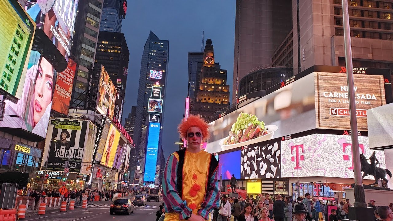  Halloween  in New York City  Crazy Times  Square  Costumes 