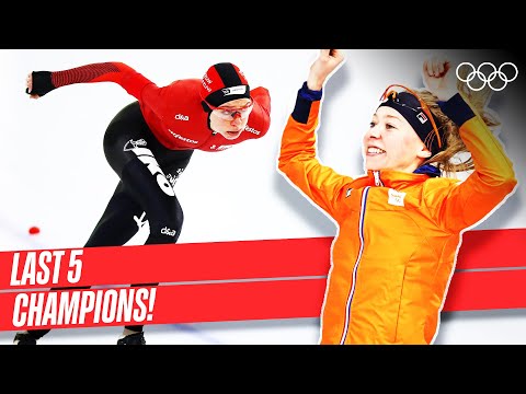 Women's 5000m speed skating ⛸ | Last 5 champions