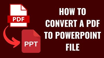 How to Convert a PDF to PowerPoint File