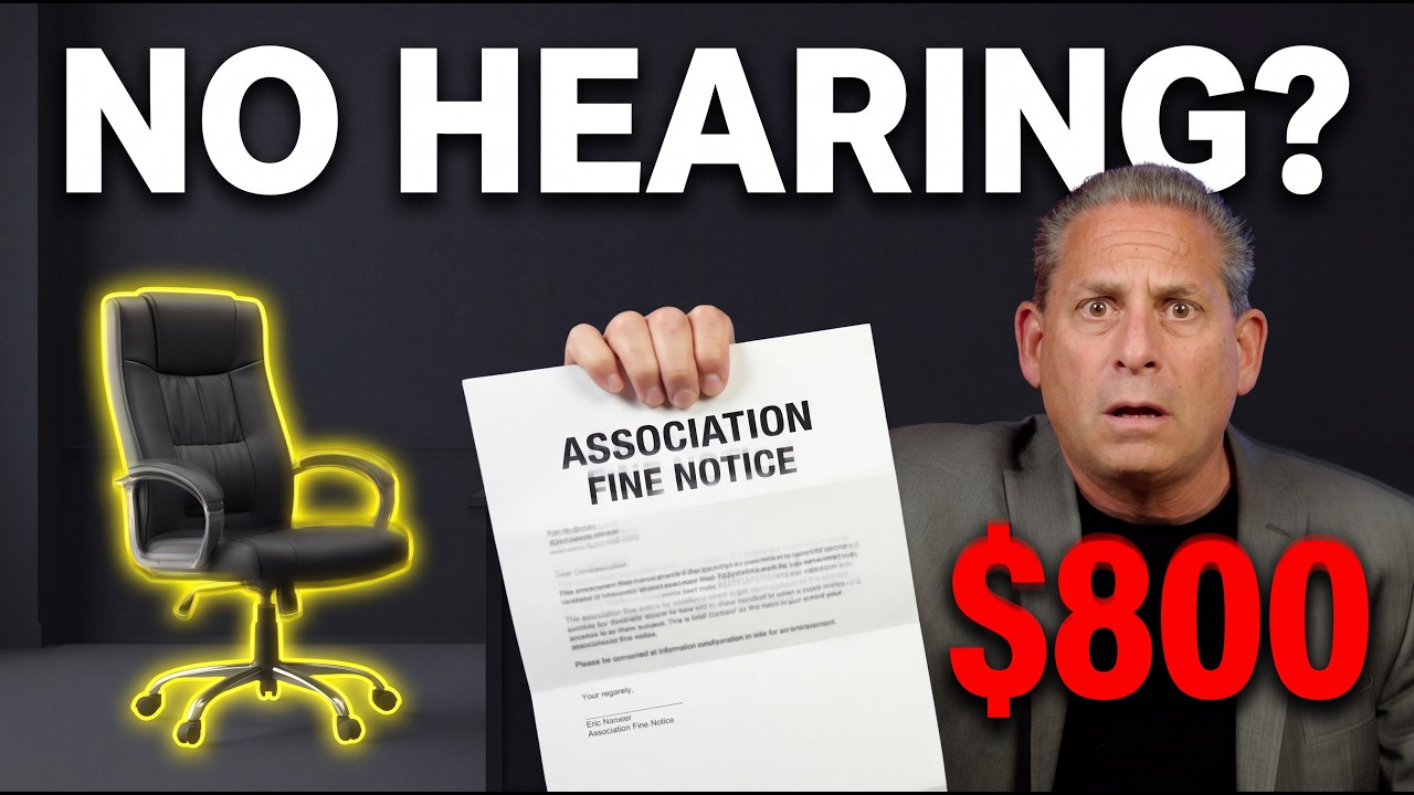 Fines without notice and a hearing...Can They Legally Do That? (Airing 8/2/26)