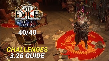 【Path of Exile】40/40 Challenges | BEGINNER FRIENDLY GUIDE | 3.26