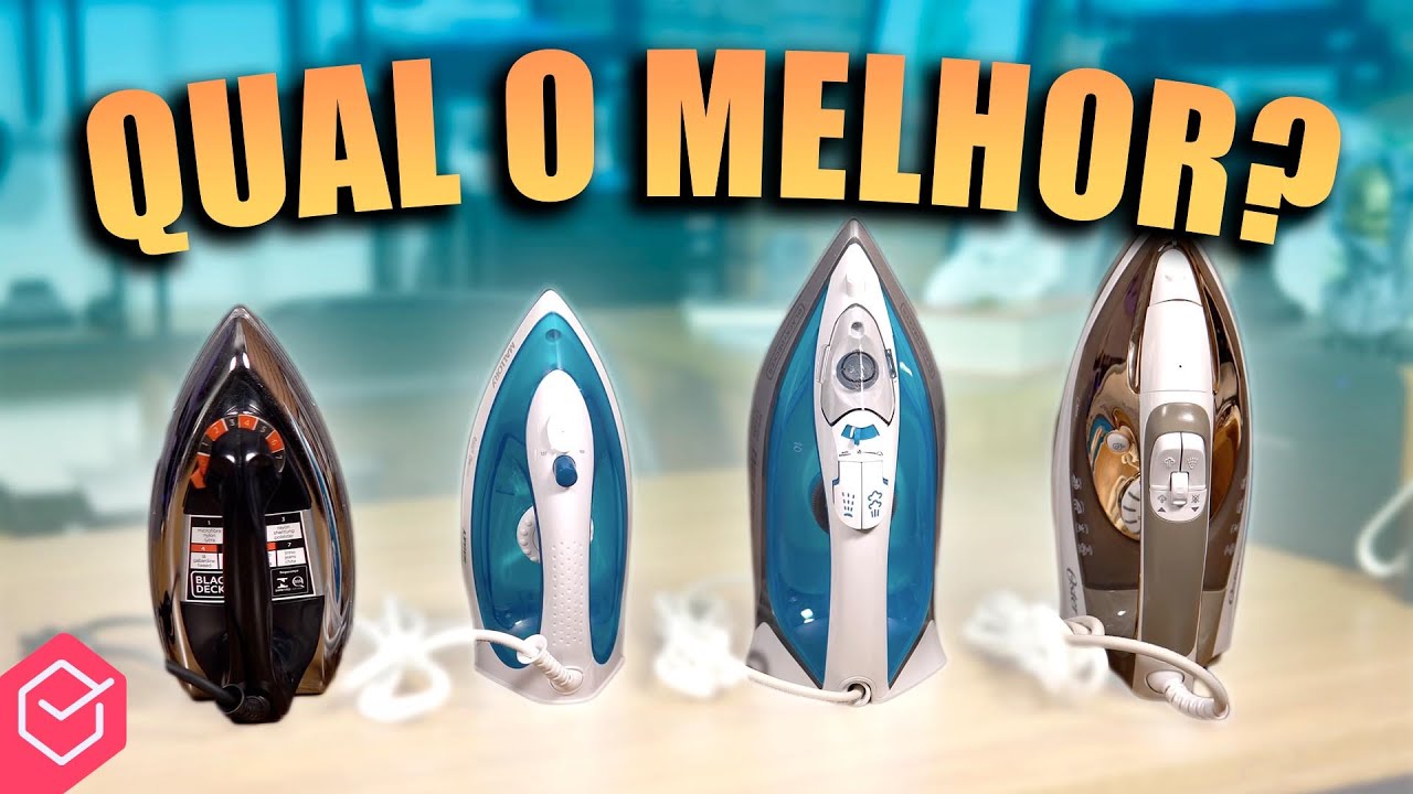 Qual MELHOR FERRO DE PASSAR ROUPA em 2023? // 4 MODELOS bons e BARATOS!!