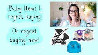 BABY PRODUCTS I REGRET BUYING (OR REGRET BUYING NEW)