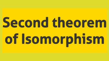 Second theorem of isomorphism