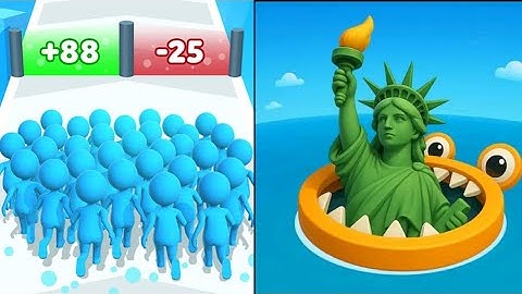 Hole.io vs Count Master - Max level ( New Update ) Max level Gameplay android games