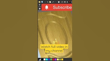 3D Door Design in artcam & carveco #cnc #woodcarving #carving #artcam #art #shortvideo #trending