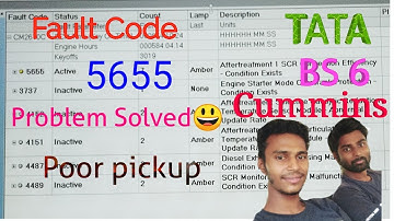5655 Aftertreatment 1 SCR conversion efficiency conditions exist / 5655 BS 6 fault code/Regeneration
