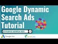 Google Dynamic Search Ads Tutorial - How To Setup Google Ads Dynamic Search Ads Campaigns