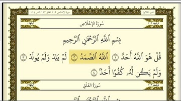 تكرار سورة الأخلاص كل آية ٣مرات للشيخ فارس