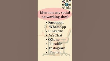 Mention any social networking sites | social networking sites