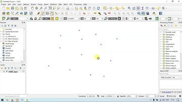 How to Create Point Layer and Add Points | QGIS Basics: 1