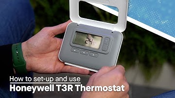 Instructies voor de Honeywell T3R-thermostaat