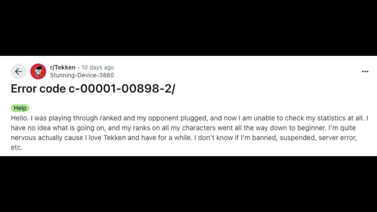 How To Fix Tekken Error Code C-00001-00898-2? - YouTube