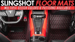 Polaris Slingshot Custom Upholstered Floor Mats