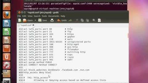 Configurazione access control list su squid proxy server linux | Da guida-web.it