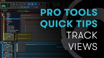 Pro Tools Quick Tips: Track Views