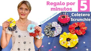 КАК СДЕЛАТЬ РЕЗИНКУ НА ВОЛОСЫ / SCRUNCHIE и всего за 5 минут | 2 простых типа