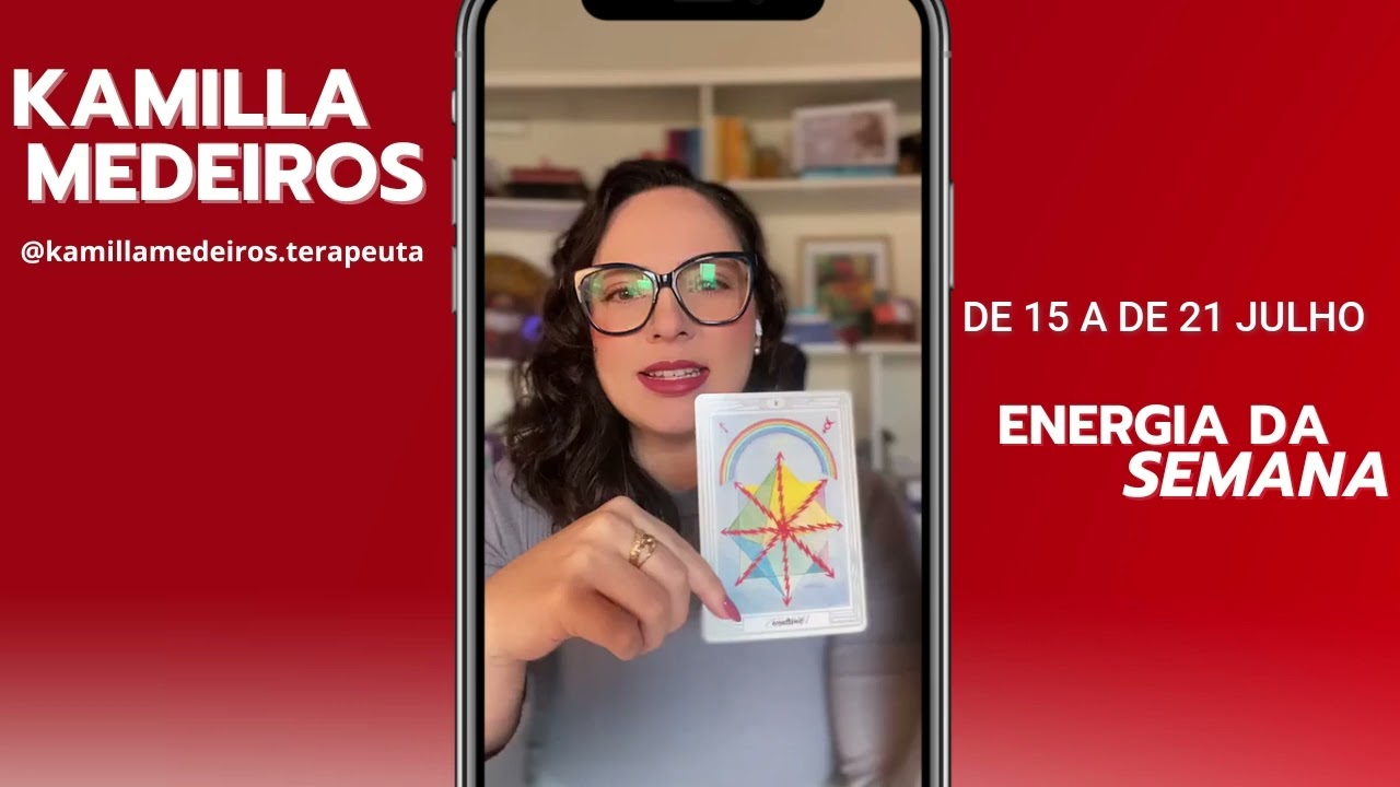 Kamilla Medeiros leitura da Energia da semana - De 15 a 21 de Julho #energiasdasemana