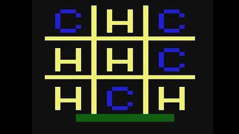 Tic-Tac-Toe (BASIC) - (198x) - APF Imag Machine - WIN!