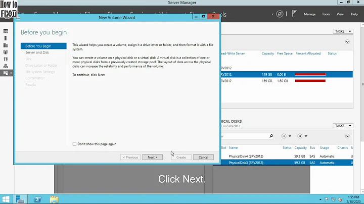 Storage Pool Configuration with RAID Level Mode in Windows Server 2012 R2