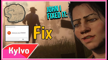 HOW TO Fix Unknown Error FFFFFFF In RDR 2 (Quick 1 Minute Tutorial)