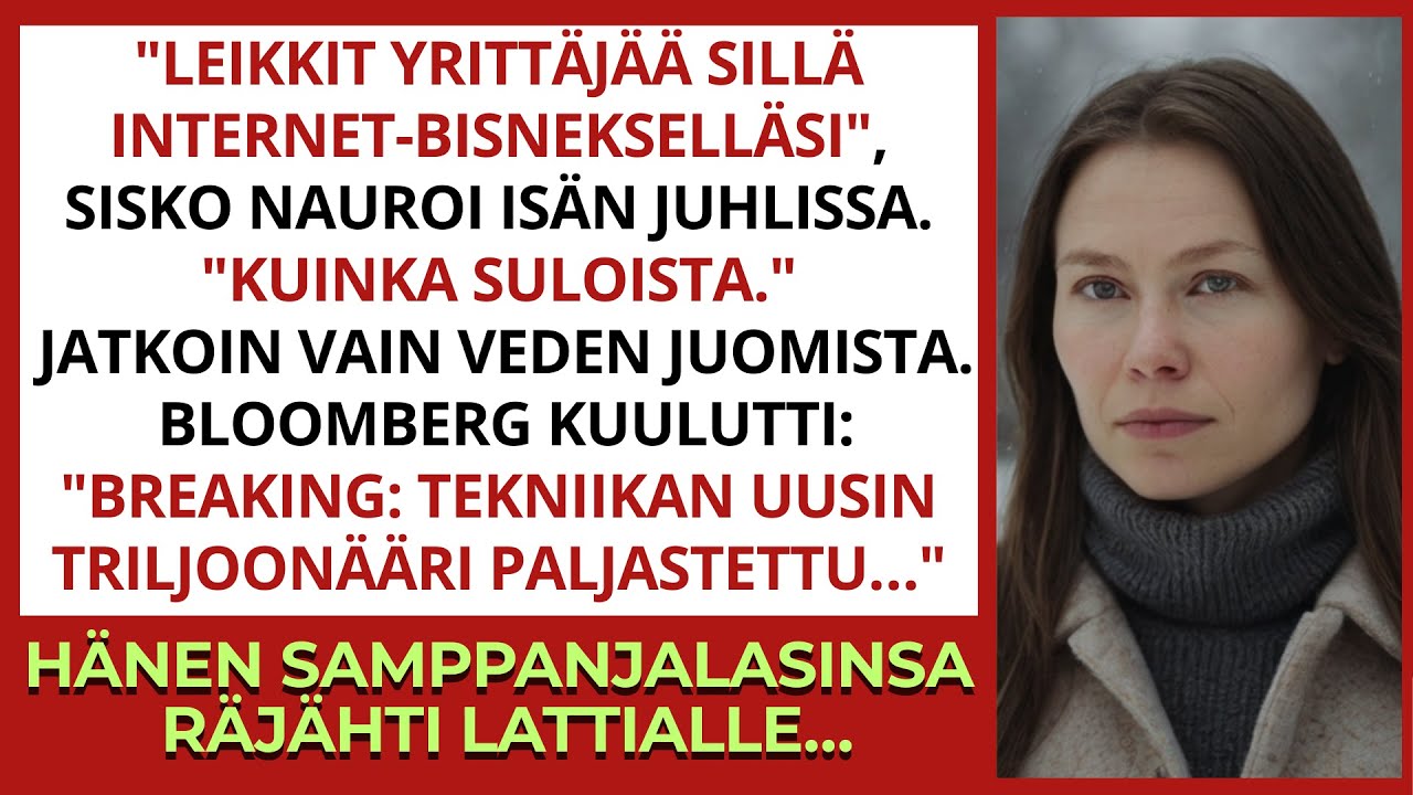 Sisar pilkkasi “nettibisnestäni” – kunnes Bloomberg paljasti todellisen omaisuuteni