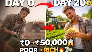 20 DAYS with $0 on FLAT MAP 😱 | Farming Simulator 23 Story”
