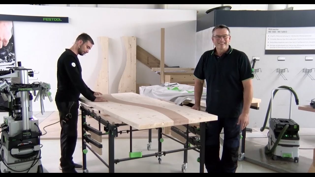 We build a tabletop + Shaper Origin (Live Recording from Festool HQ